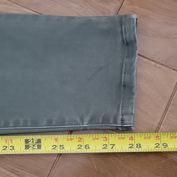 Madewell 9" High Rise Skinny Jeans in Olive Green Buton Front 24 Style J6660 - Picture 11 of 11